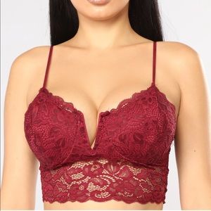 Red Wine Bralette (from fashionnova)